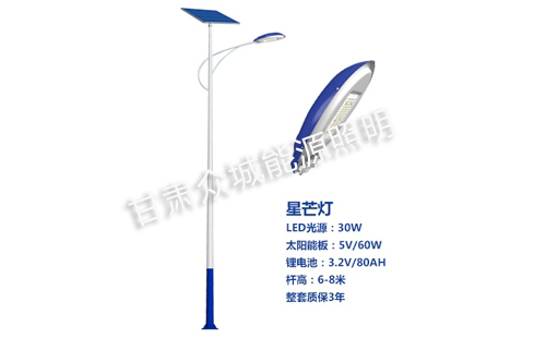 洛浦太阳能路灯核心技术参数解读